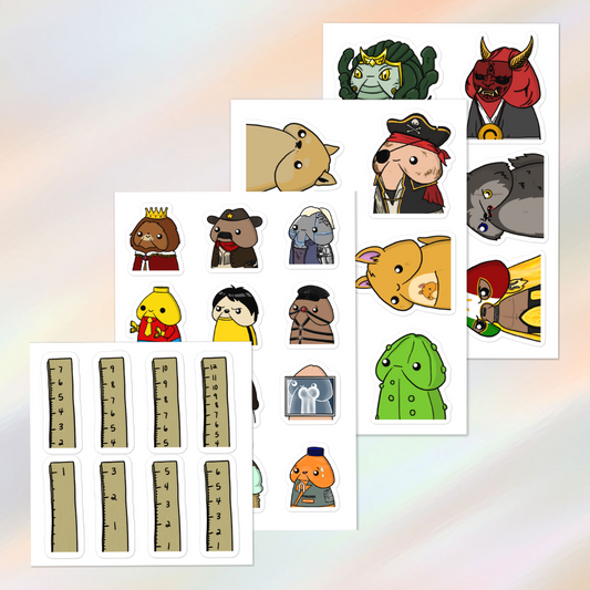 Chin Pokies Sticker Bundle