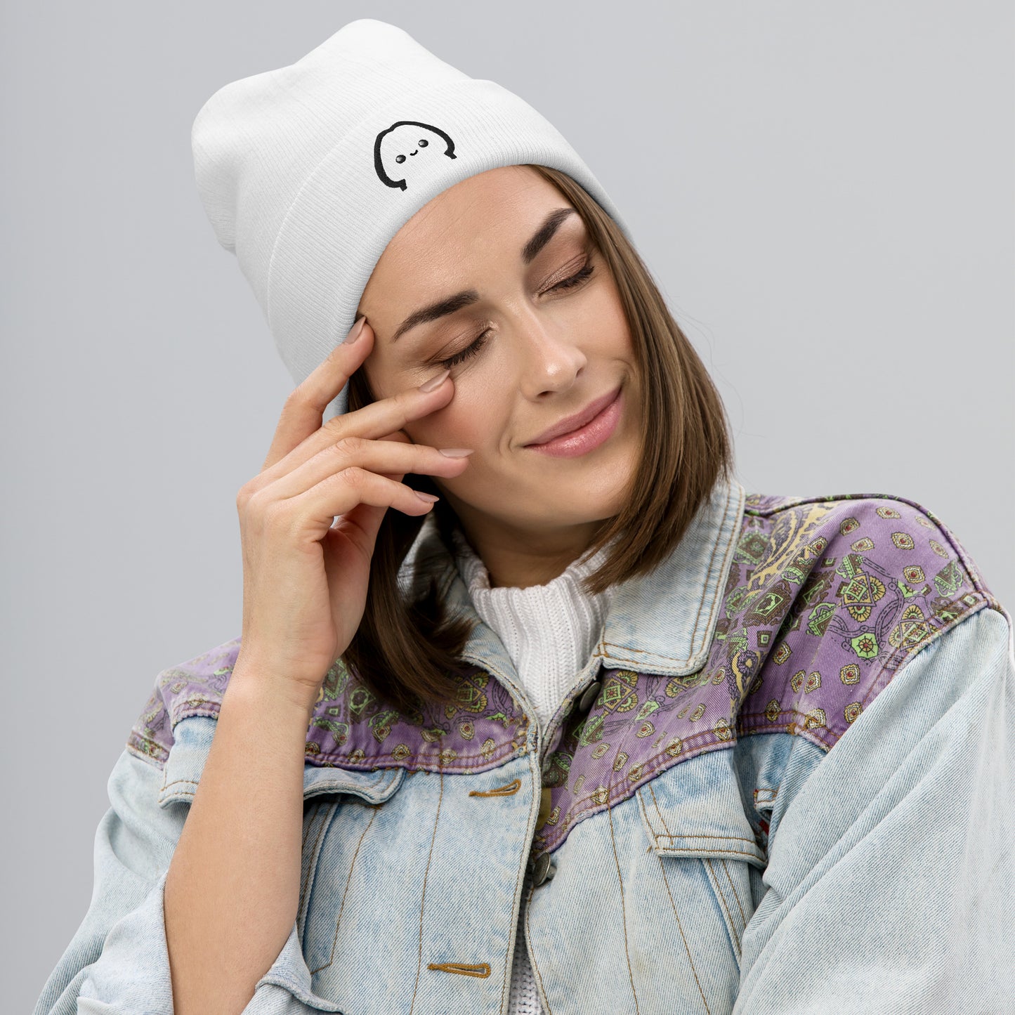 Embroidered Beanie